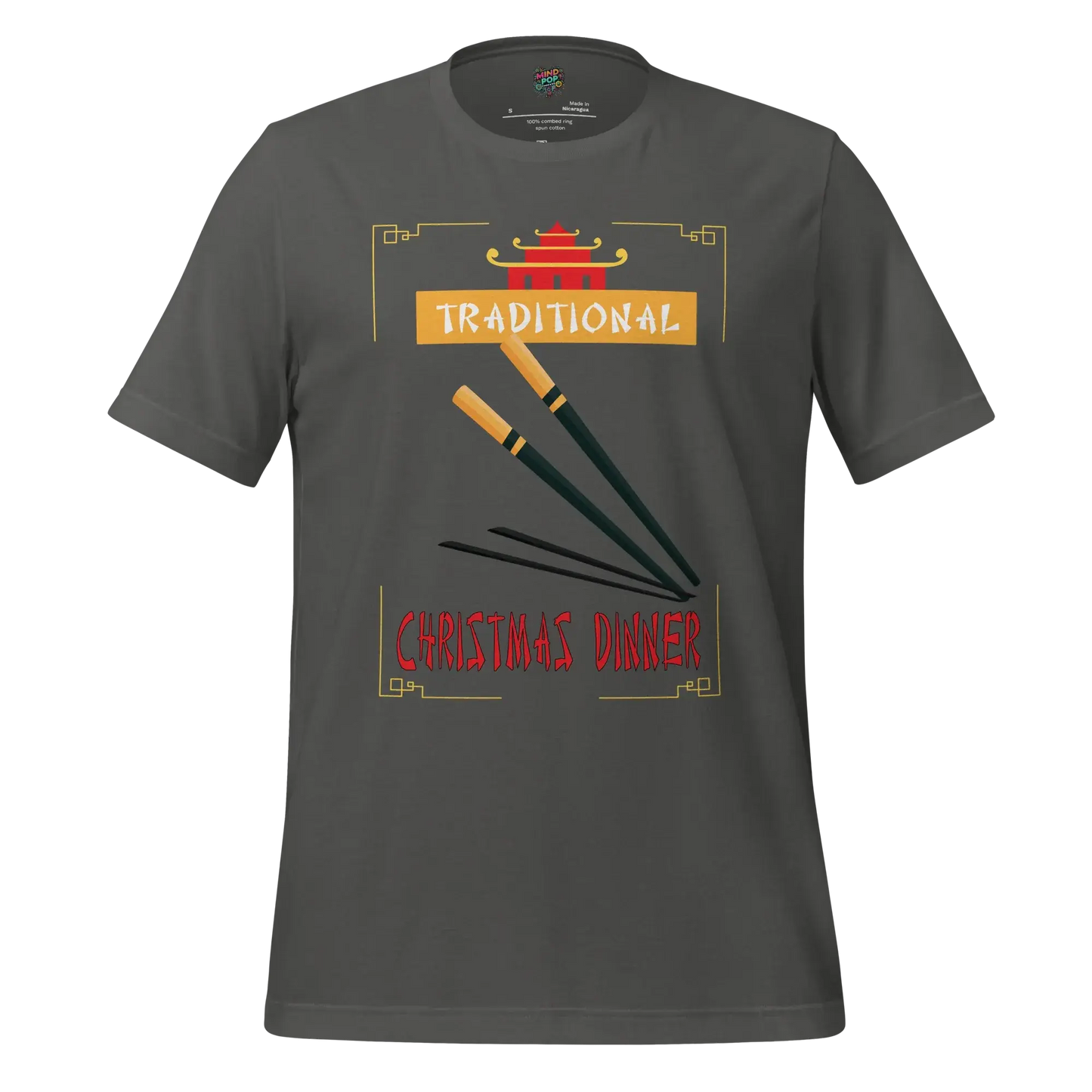 Traditional Christmas Dinner Shirt Asphalt