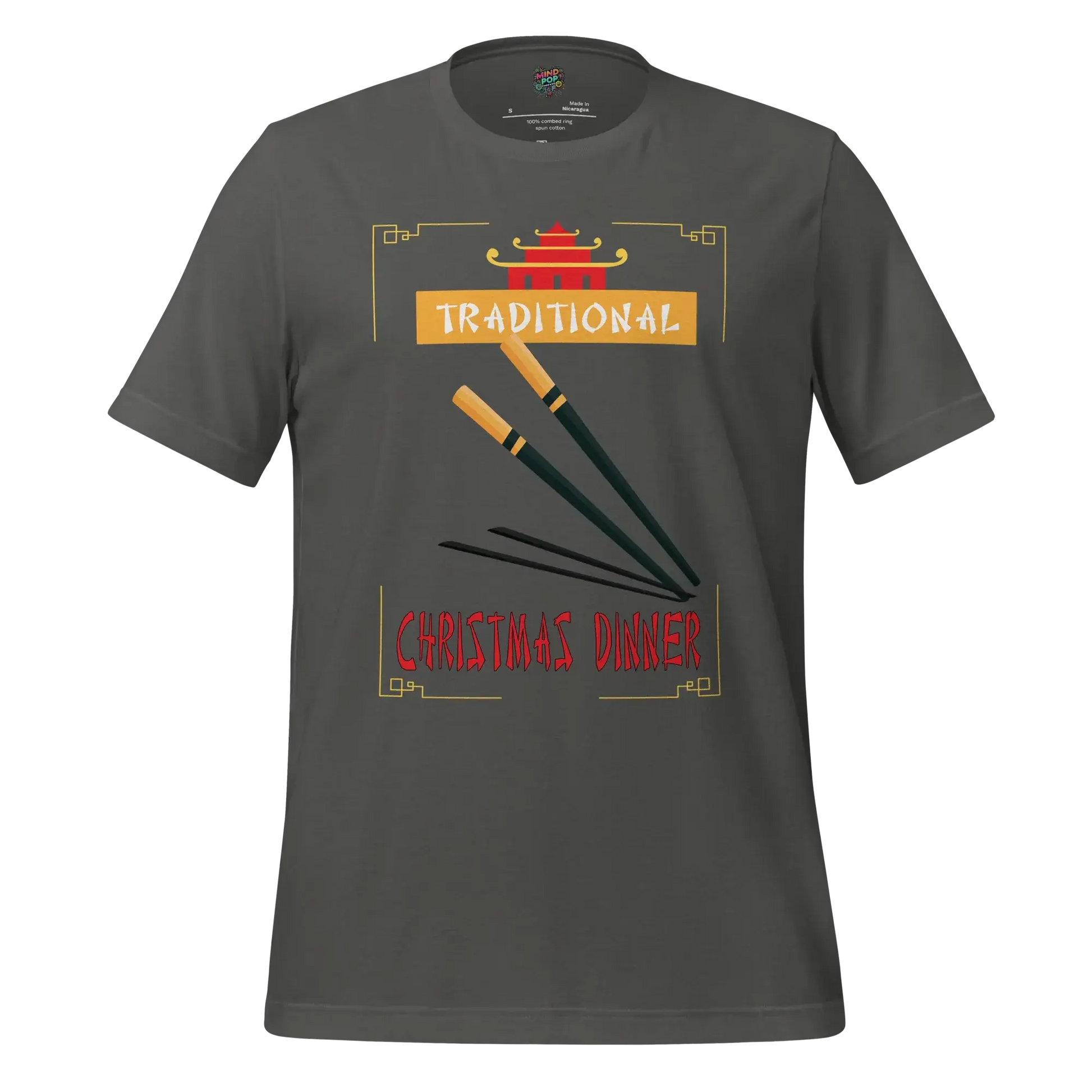Traditional Christmas Dinner Shirt Asphalt
