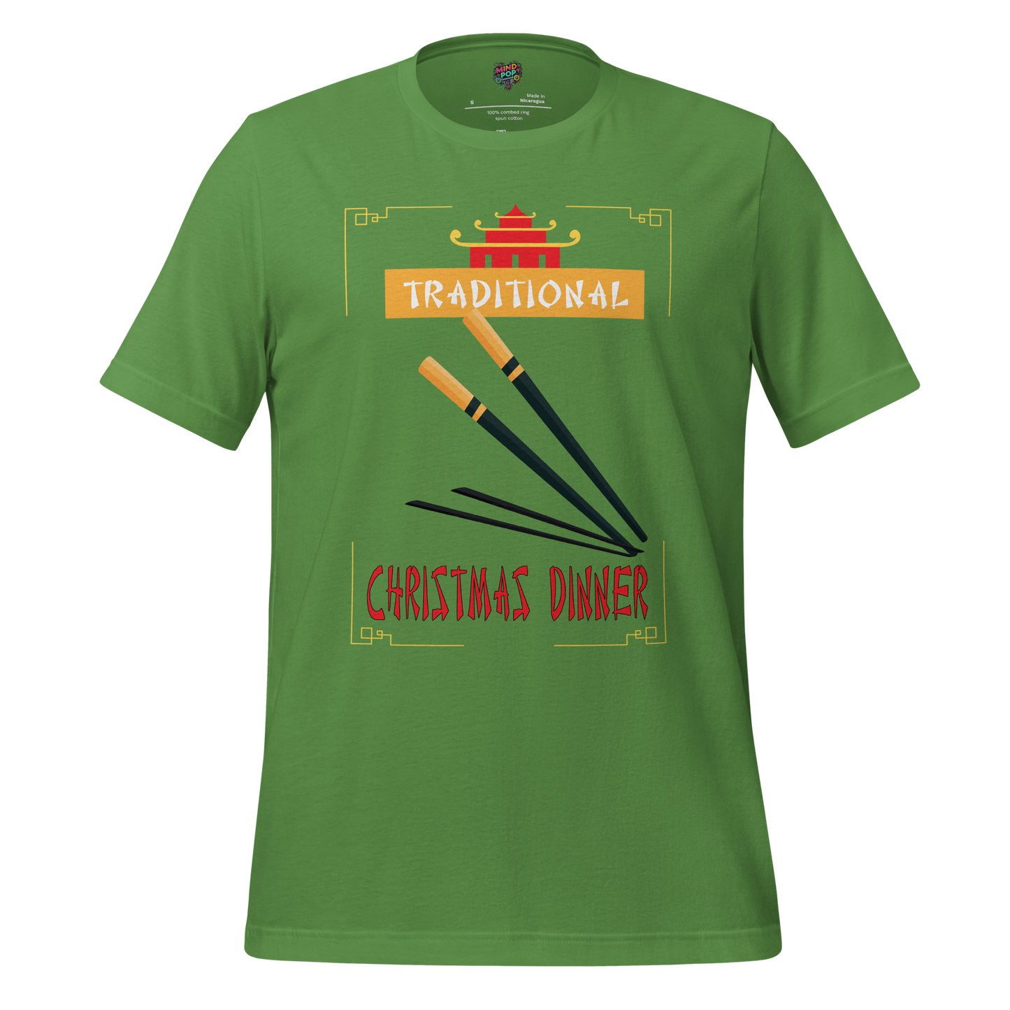 Traditional Christmas Dinner Shirt Leaf