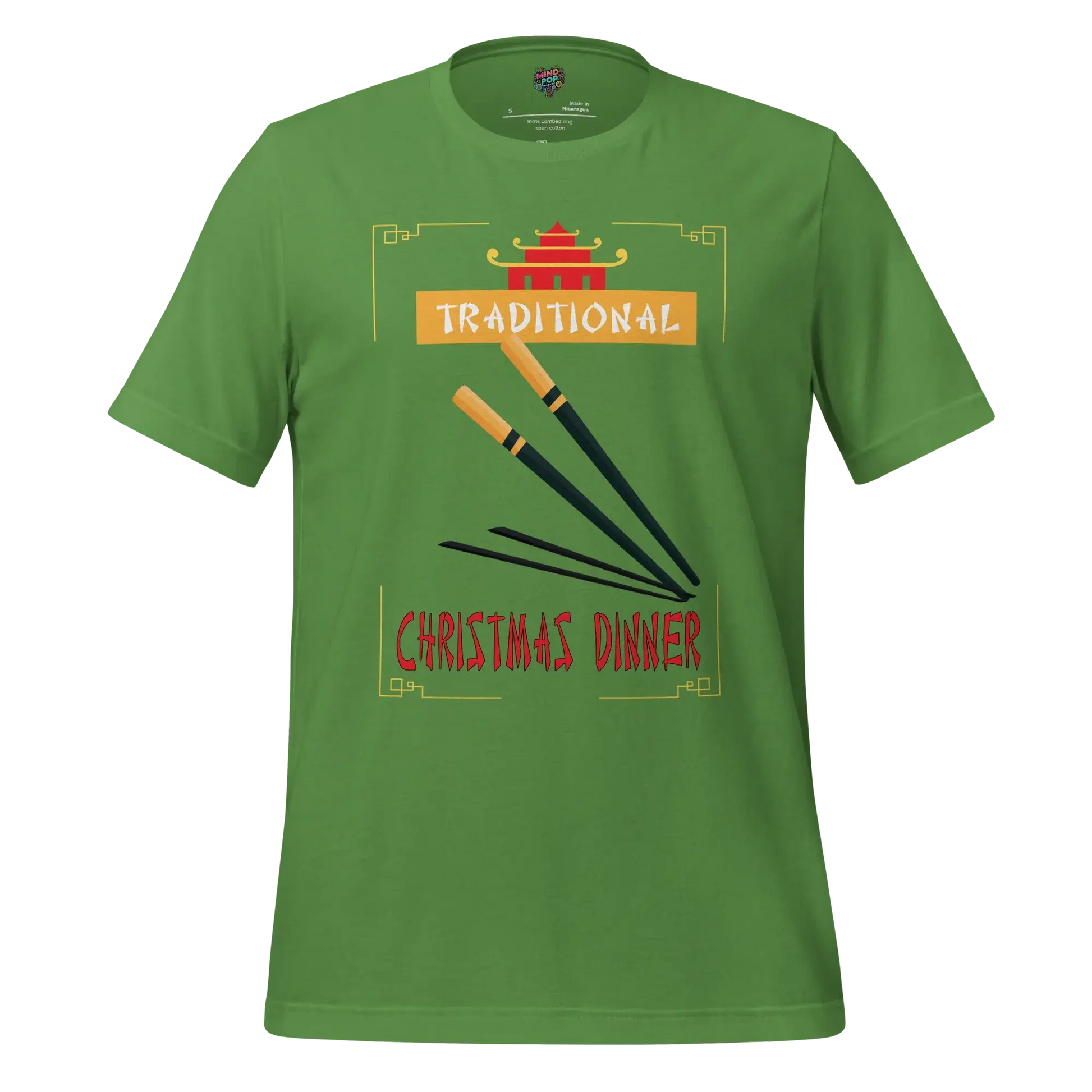 Traditional Christmas Dinner Shirt Leaf