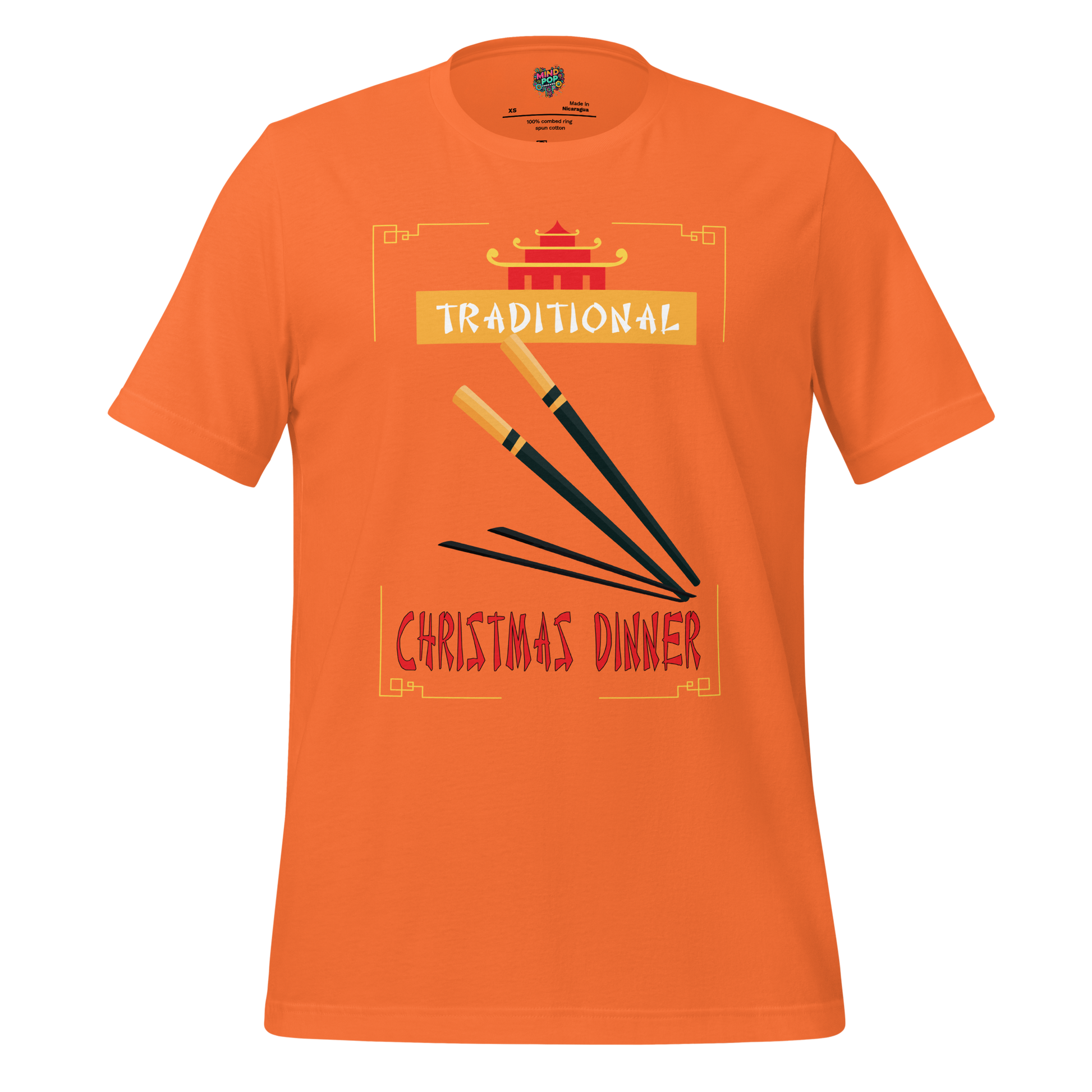 Traditional Christmas Dinner Shirt Orange