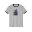 Vintage Witches Brew Ringer T-Shirt Heather Grey Black