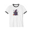 Vintage Witches Brew Ringer T-Shirt White Black