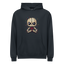 Voodoo Doll Pullover Cotton Hoodie Navy Blazer