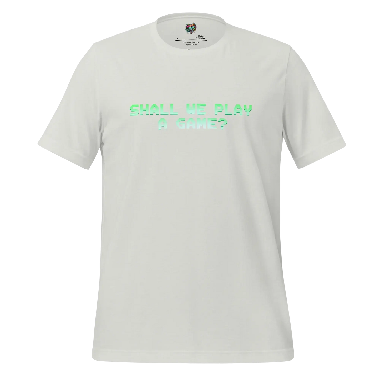WarGames Movie Shall we play a game Shirt Silver