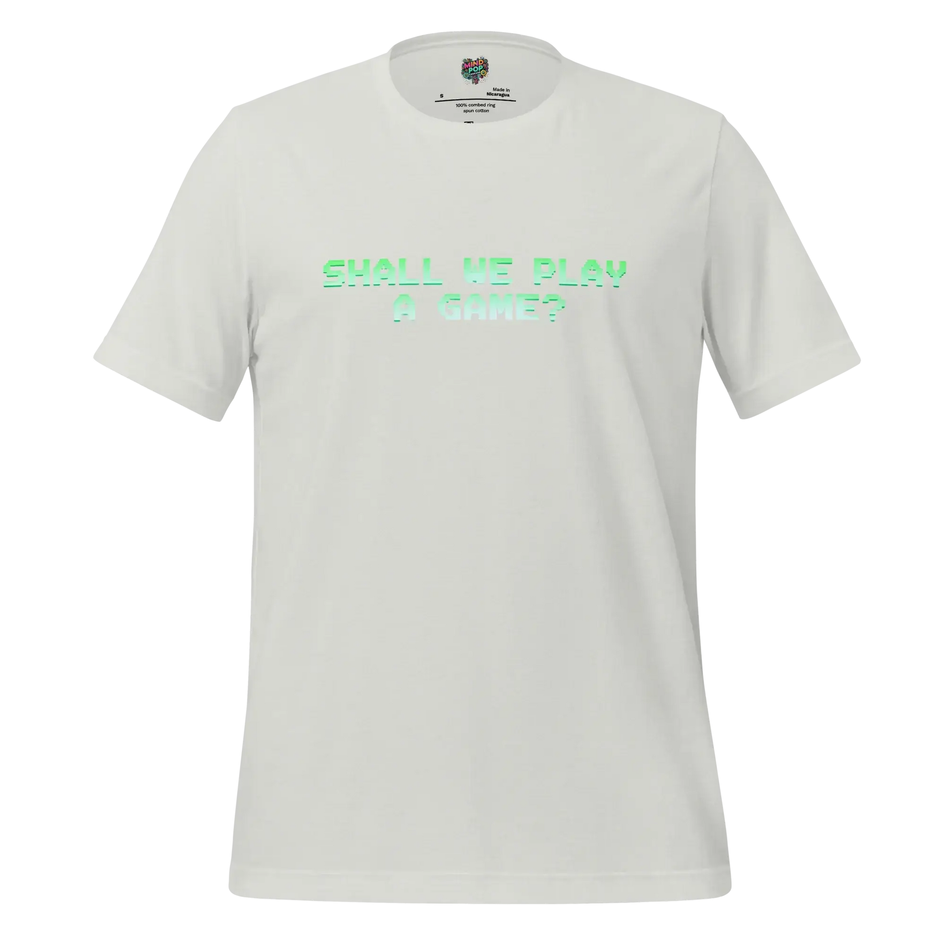 WarGames Movie Shall we play a game Shirt Silver