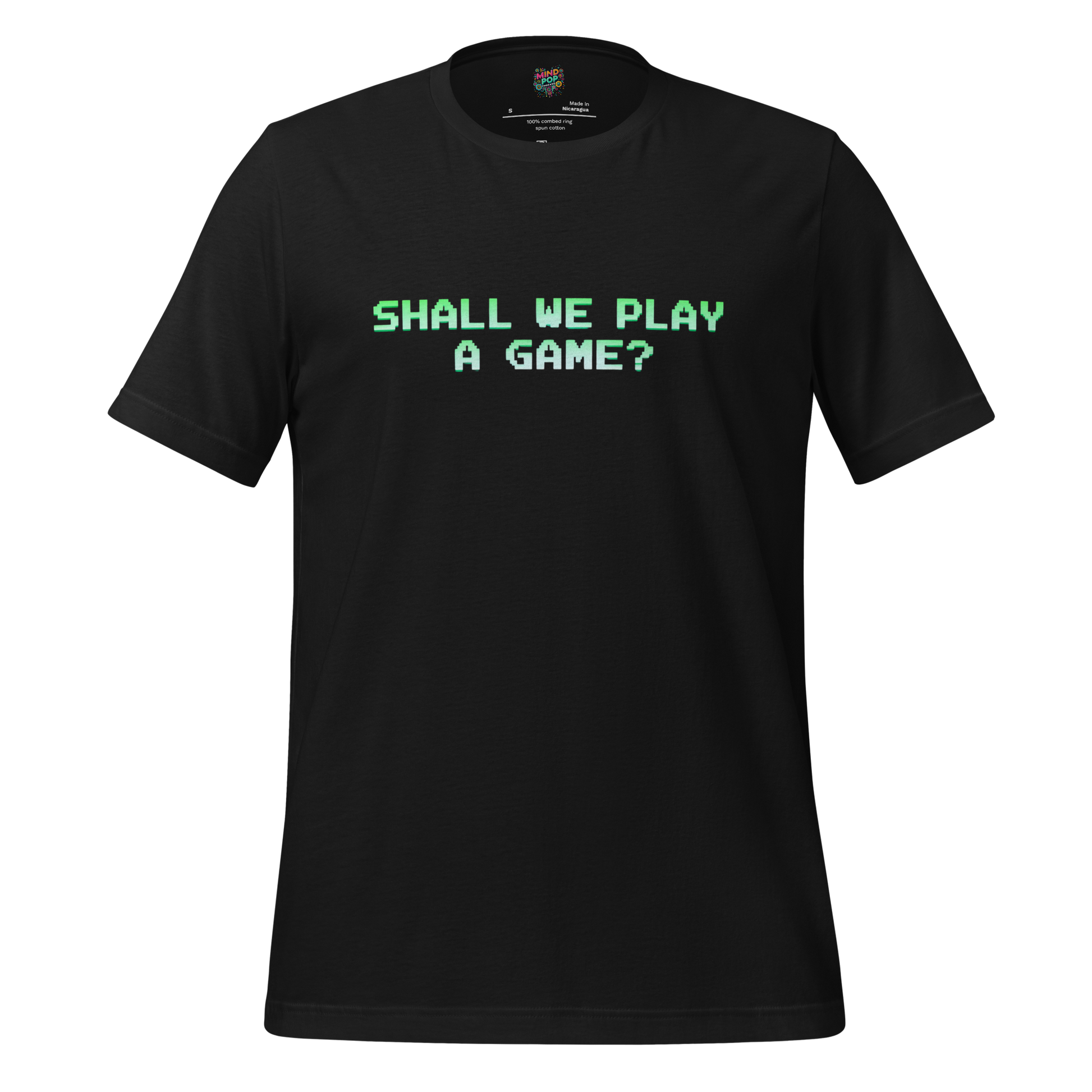 WarGames Movie Shall we play a game Shirt Vintage Black