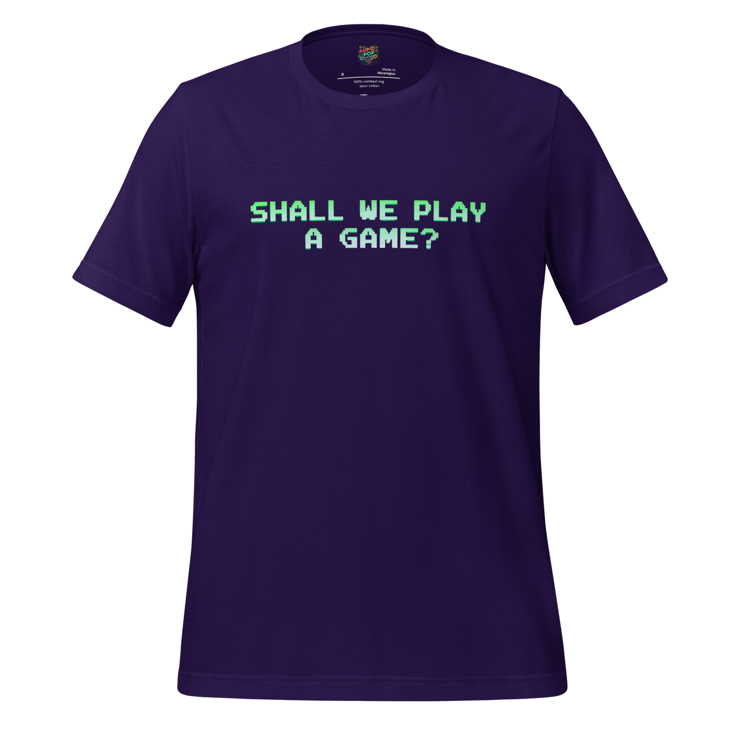 WarGames Movie Shall we play a game Shirt Team Purple
