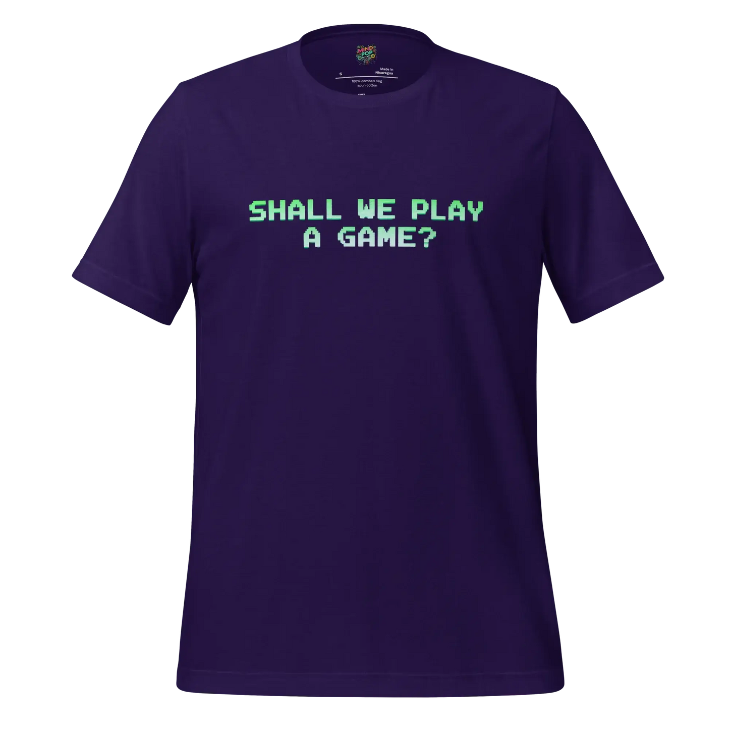WarGames Movie Shall we play a game Shirt Team Purple
