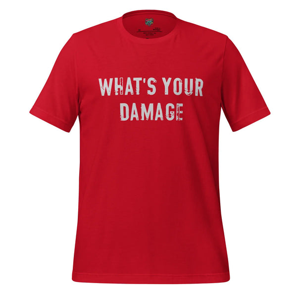 What's Your Damage - 80s Slang Graphic Tee - tshirt - MPopTop
