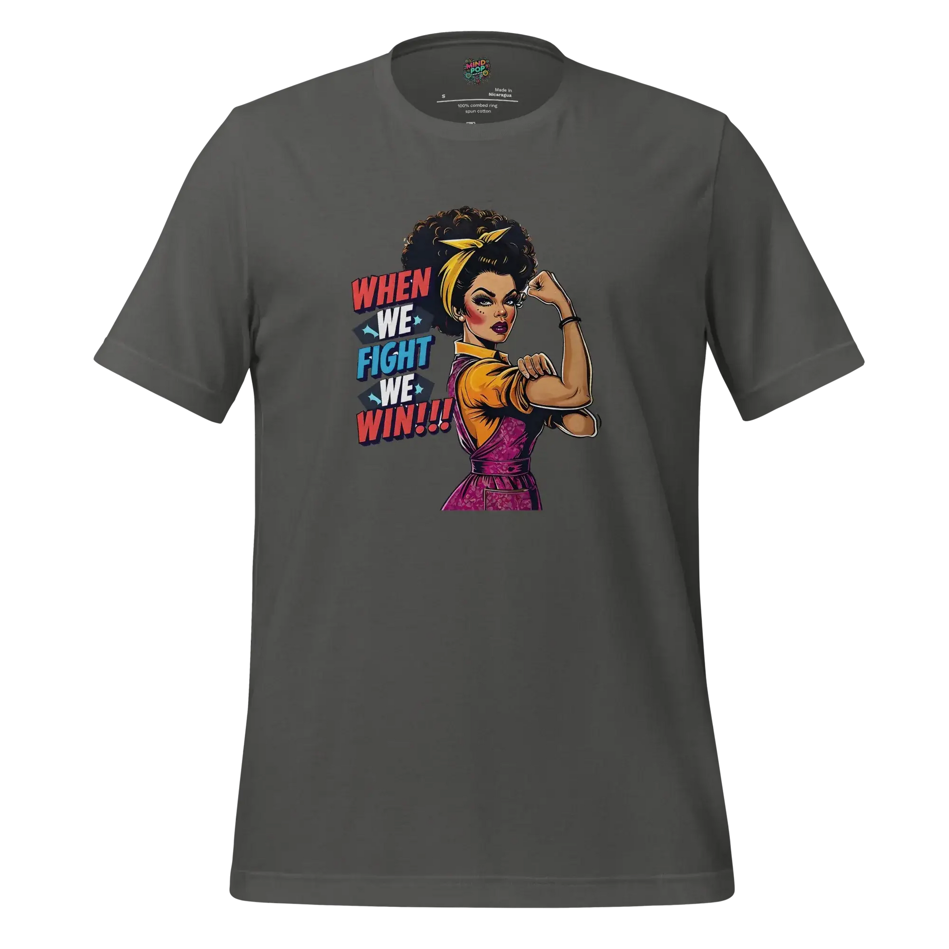 When We fight, We Win Shirt Afro-Rosie Asphalt