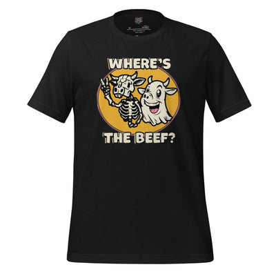Where's the Beef Shirt Vintage Black
