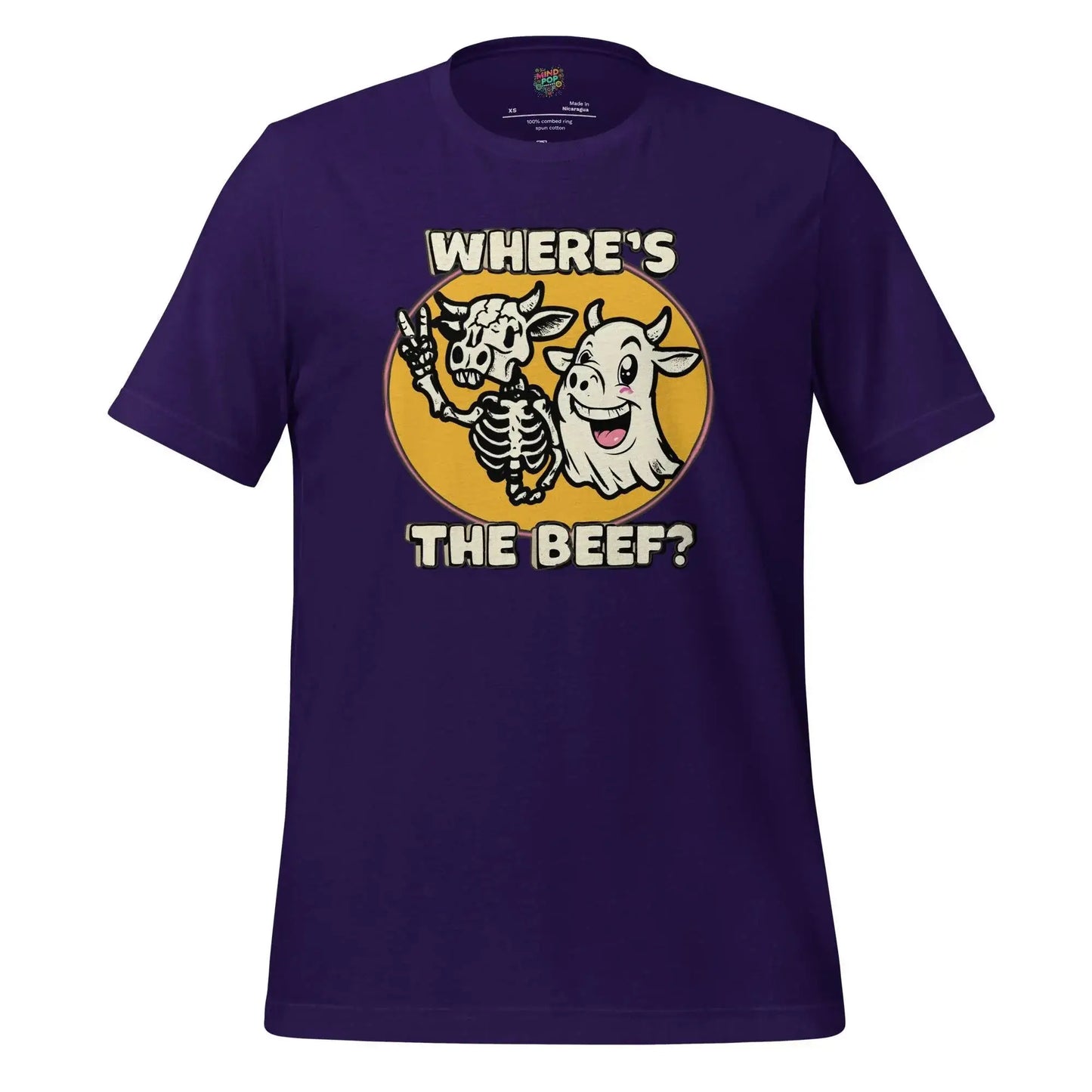 Where's the Beef Shirt Team Purple