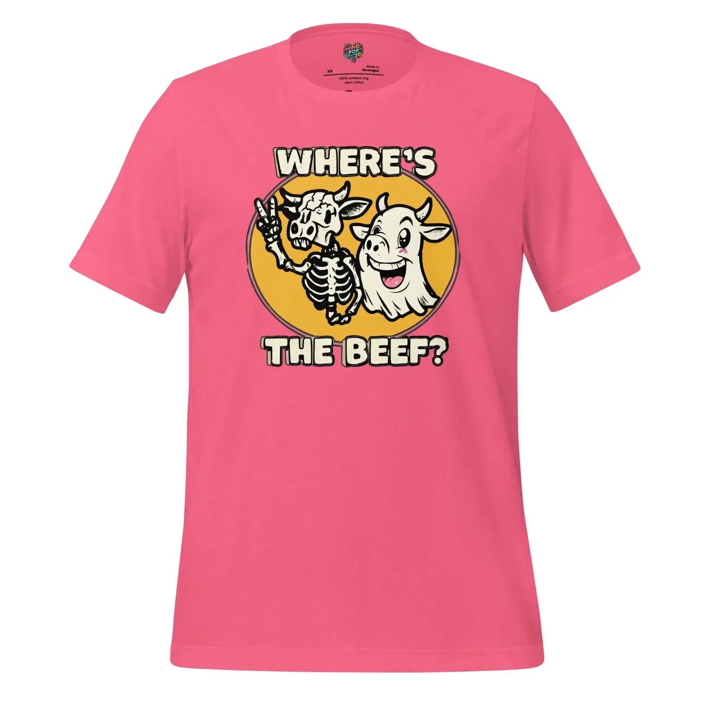 Where's the Beef Shirt Charity Pink
