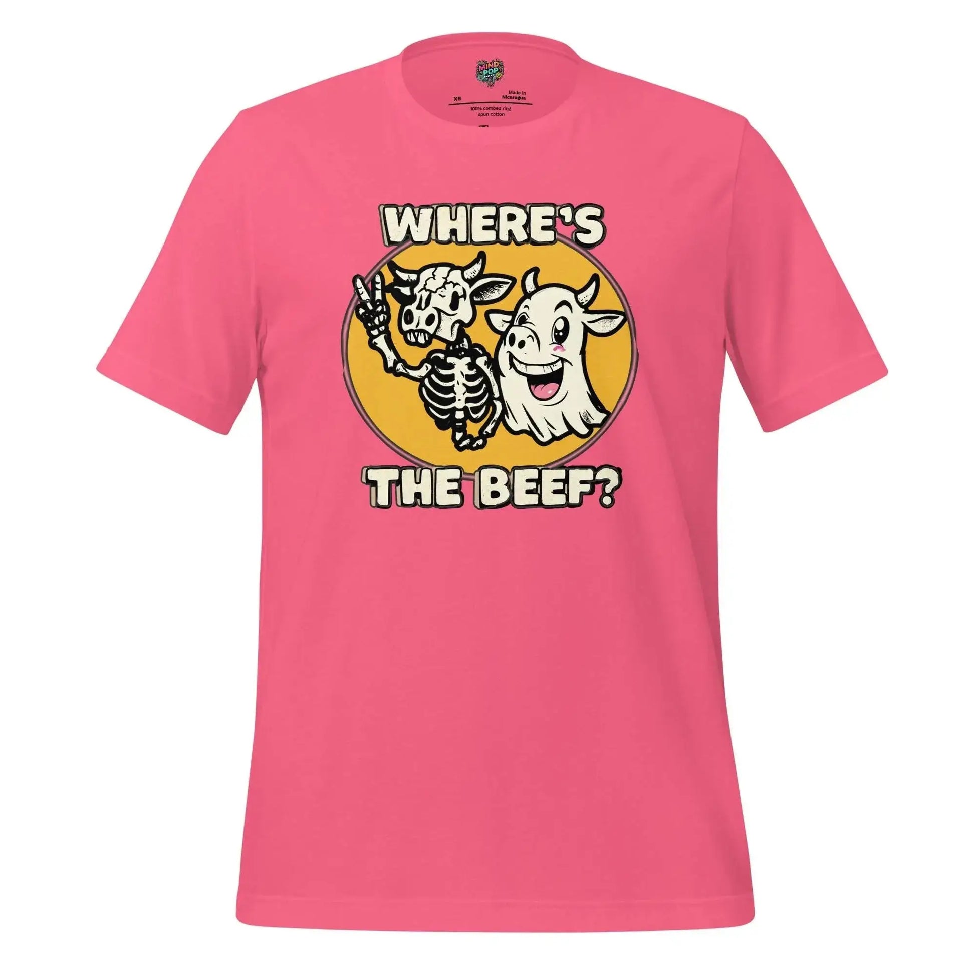 Where's the Beef Shirt Charity Pink