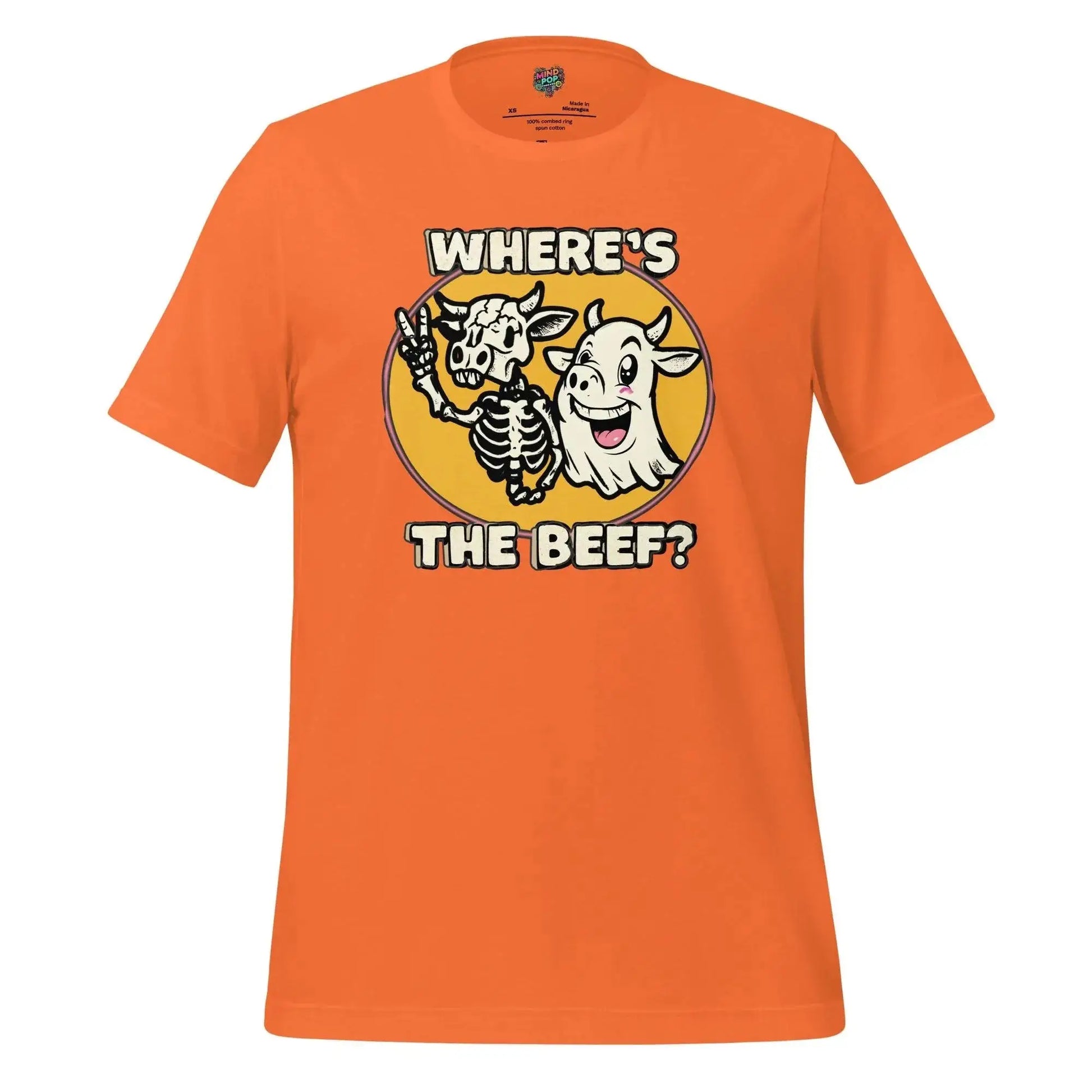 Where's the Beef Shirt Orange