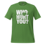 Who Hurt You - Dark Humor Tee Leaf