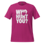 Who Hurt You - Dark Humor Tee Berry