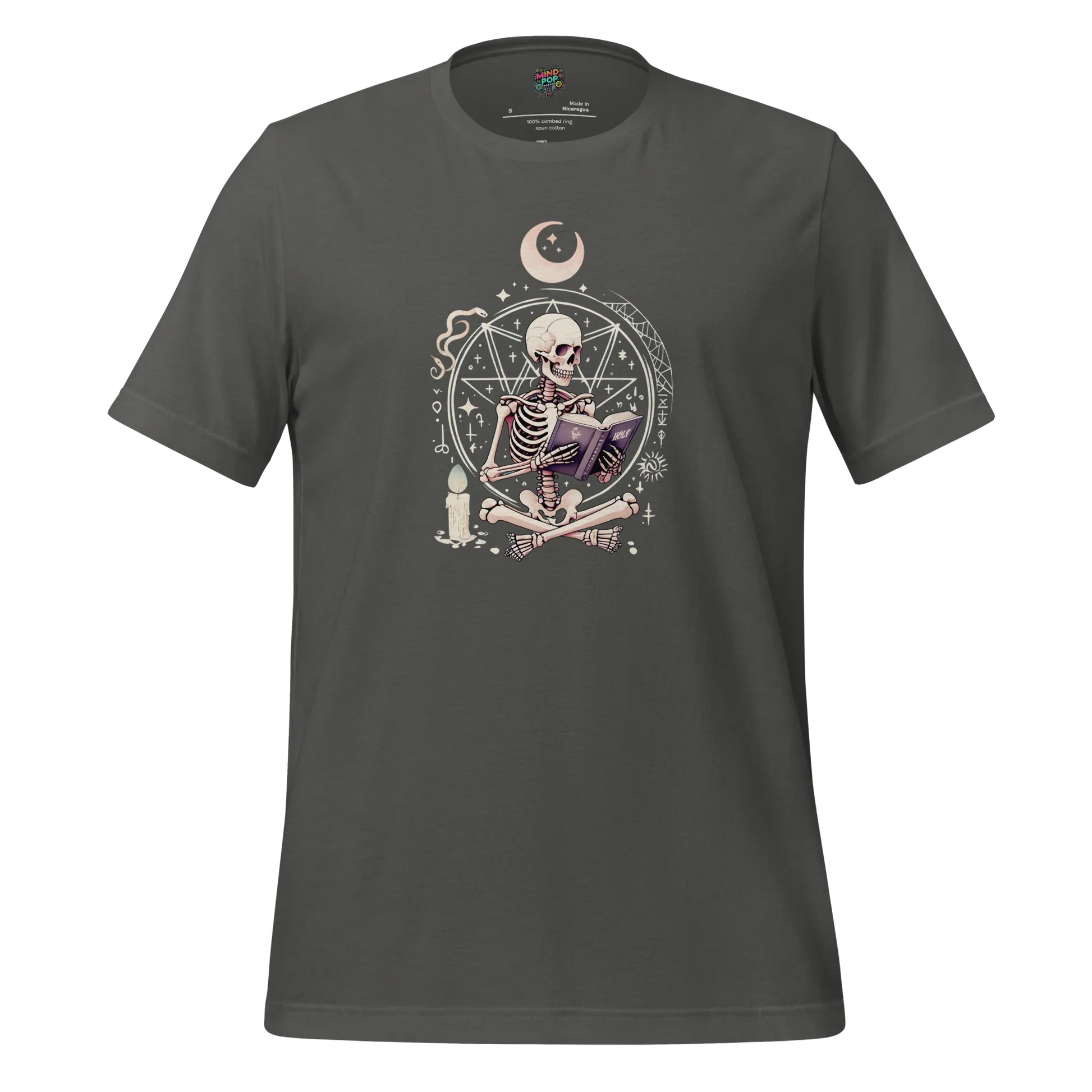 Witchcraft & Revelation Skeleton Shirt Asphalt