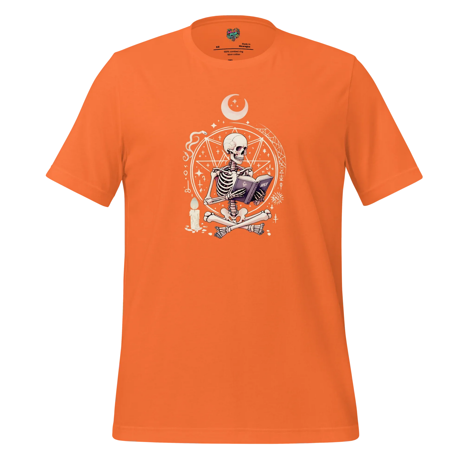Witchcraft & Revelation Skeleton Shirt Orange