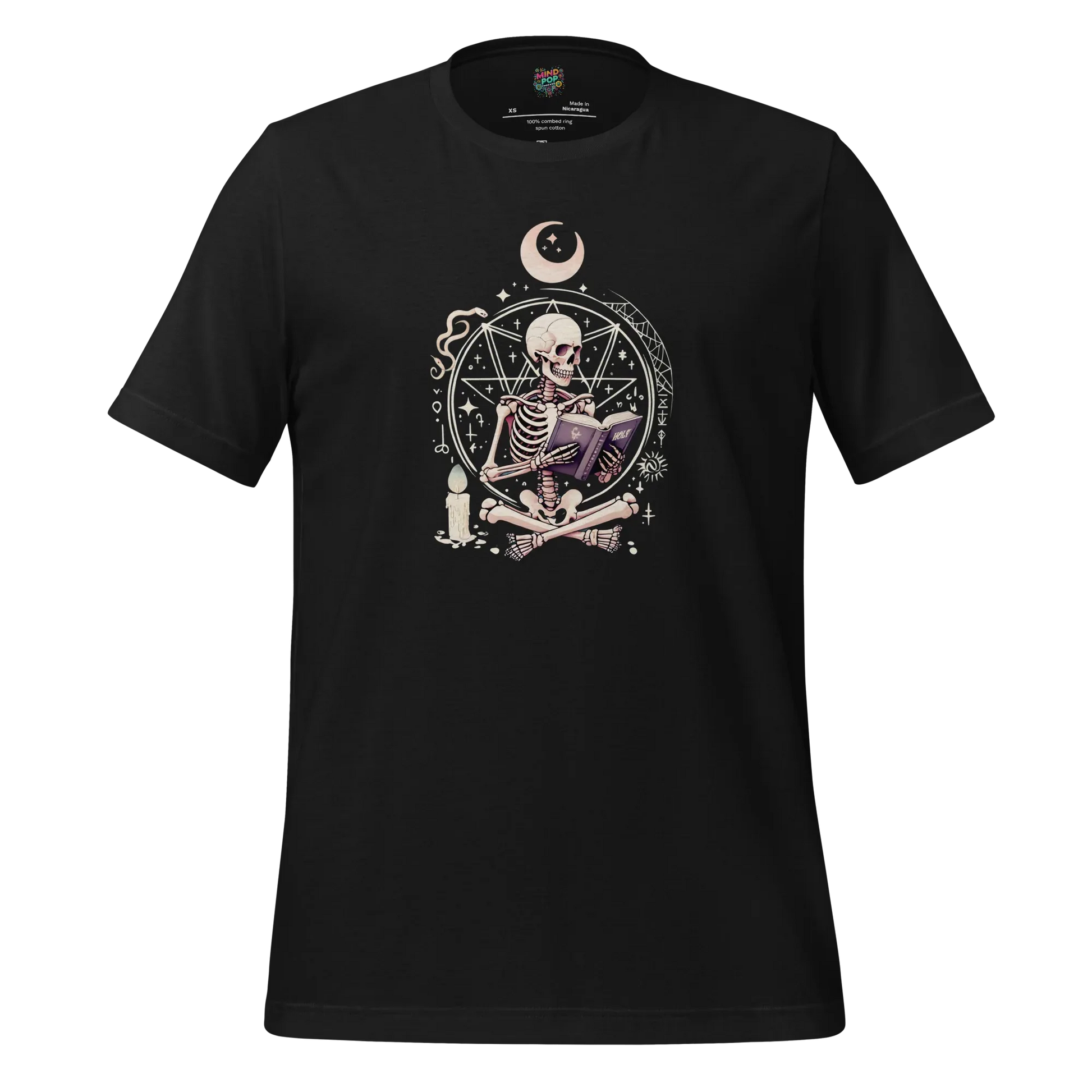 Witchcraft & Revelation Skeleton Shirt Vintage Black