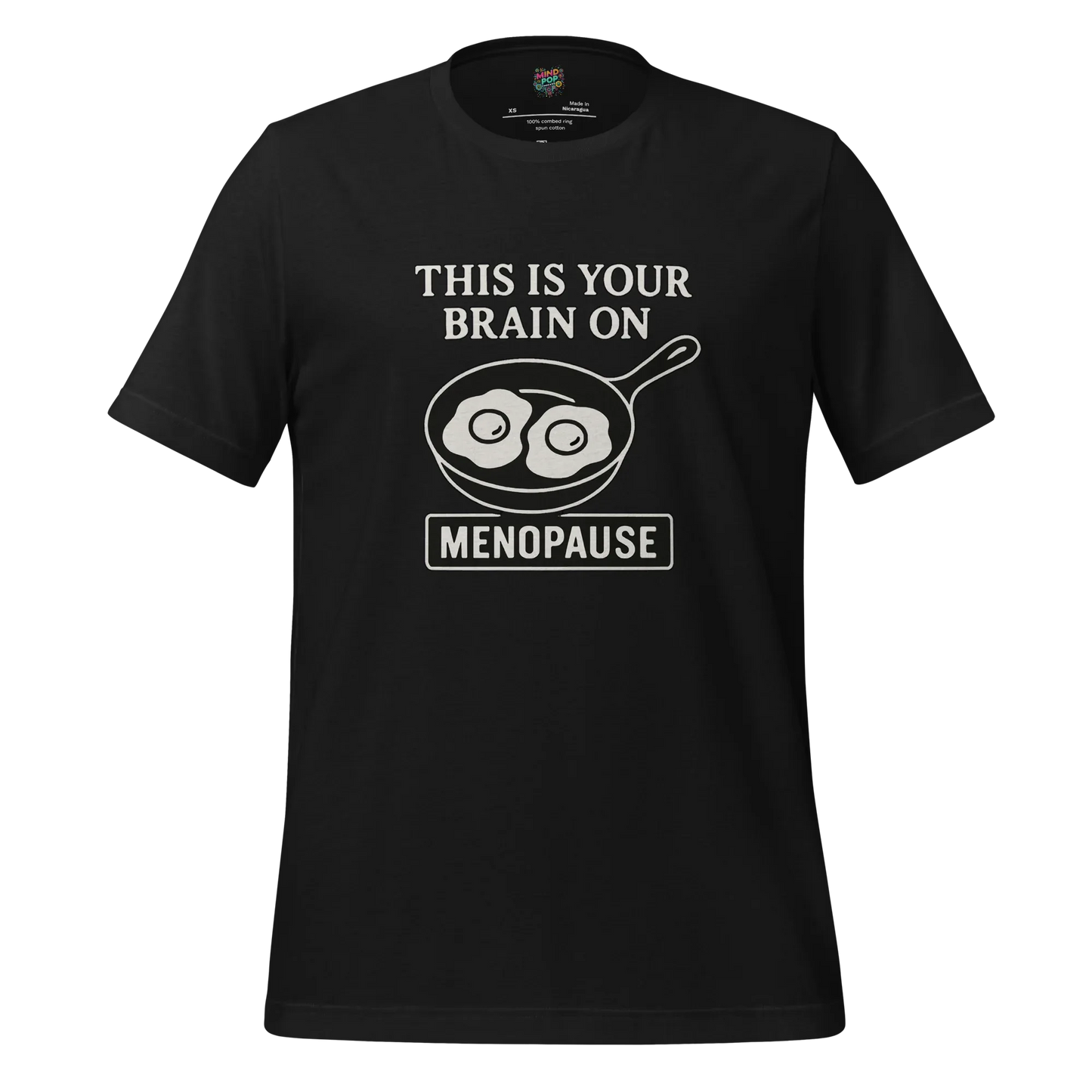 Your Brain on Menopause Shirt Vintage Black