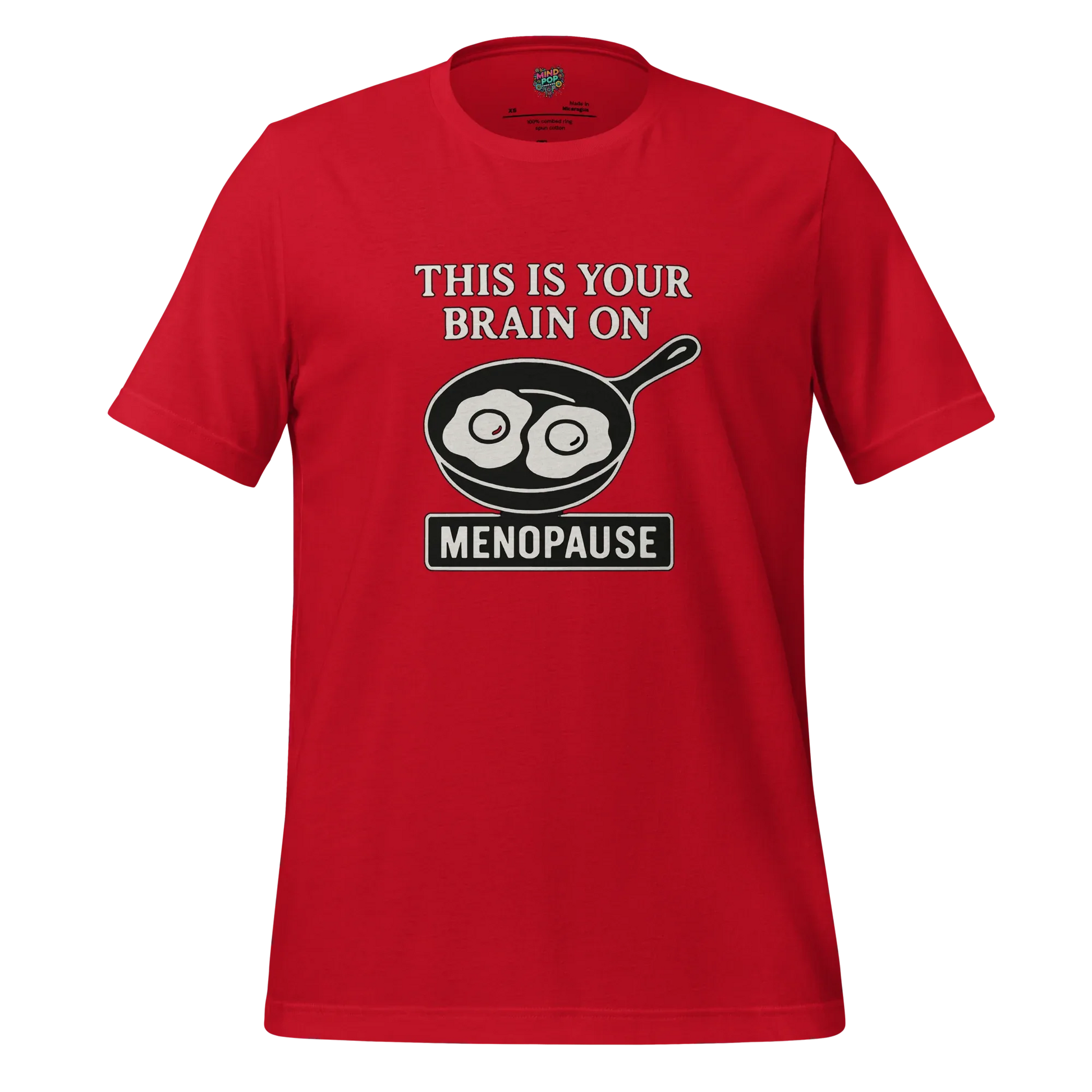 Your Brain on Menopause Shirt Red