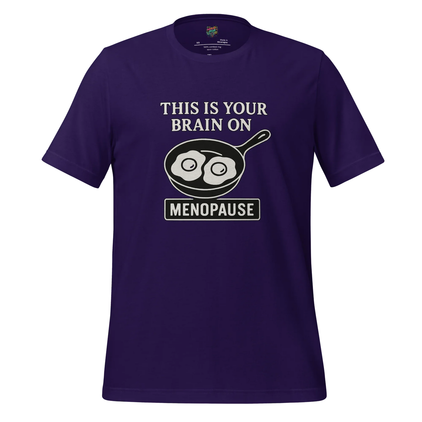 Your Brain on Menopause Shirt Team Purple