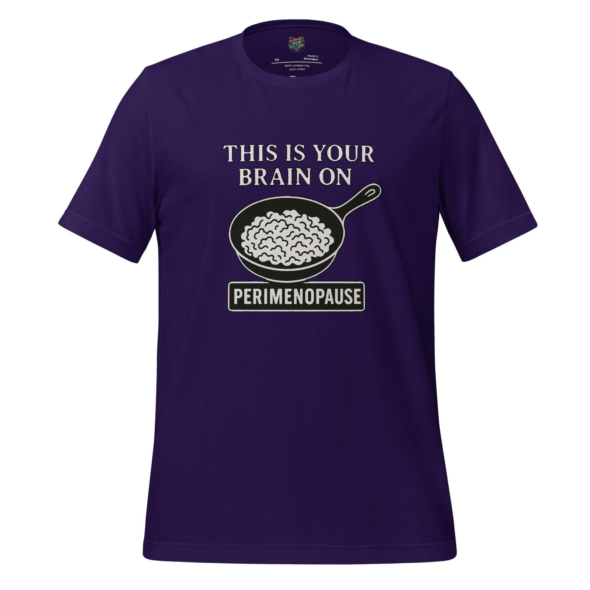Your Brain on Perimenopause Shirt Team Purple