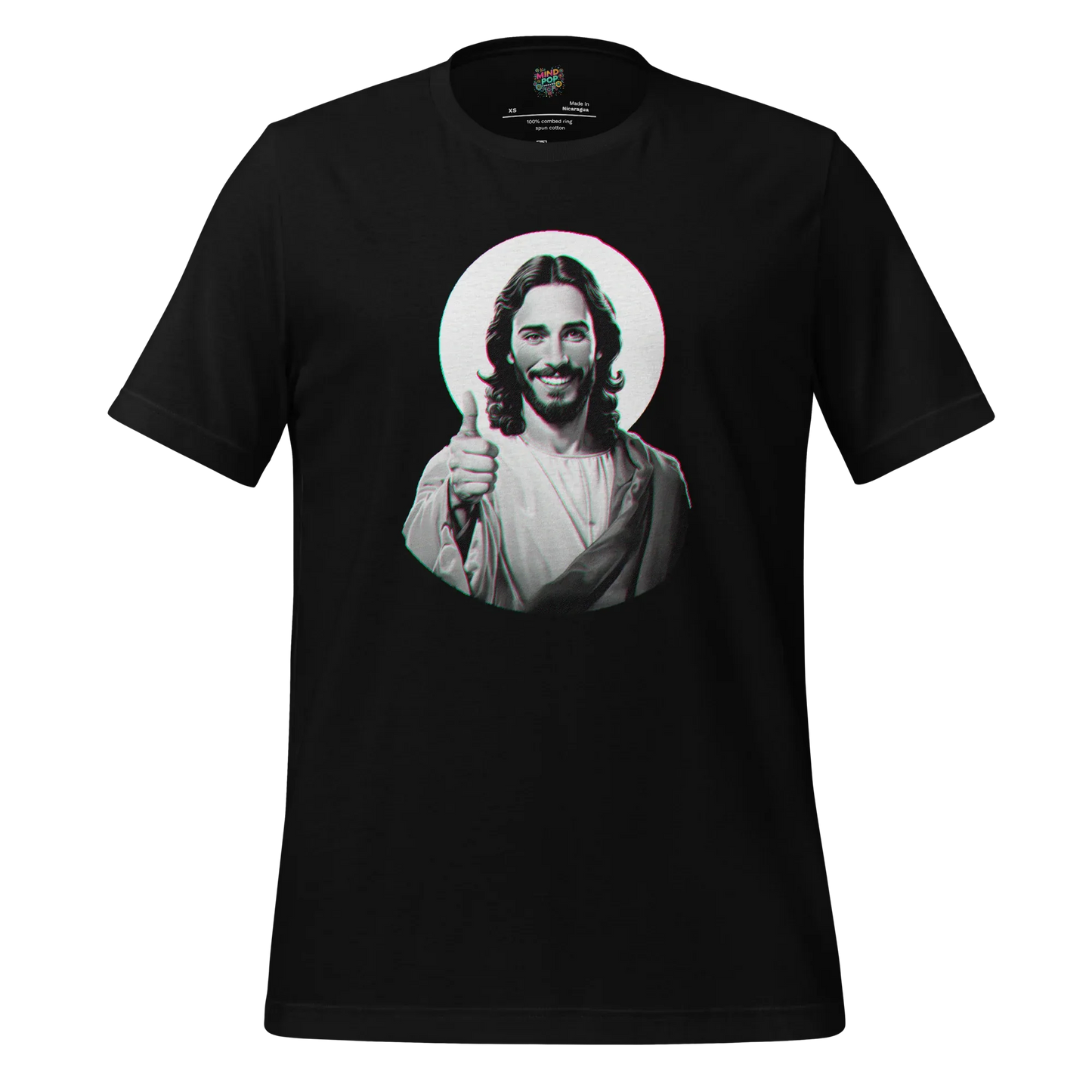 Your Pal Jesus Graphic Tee — Retro Humor Shirt Black