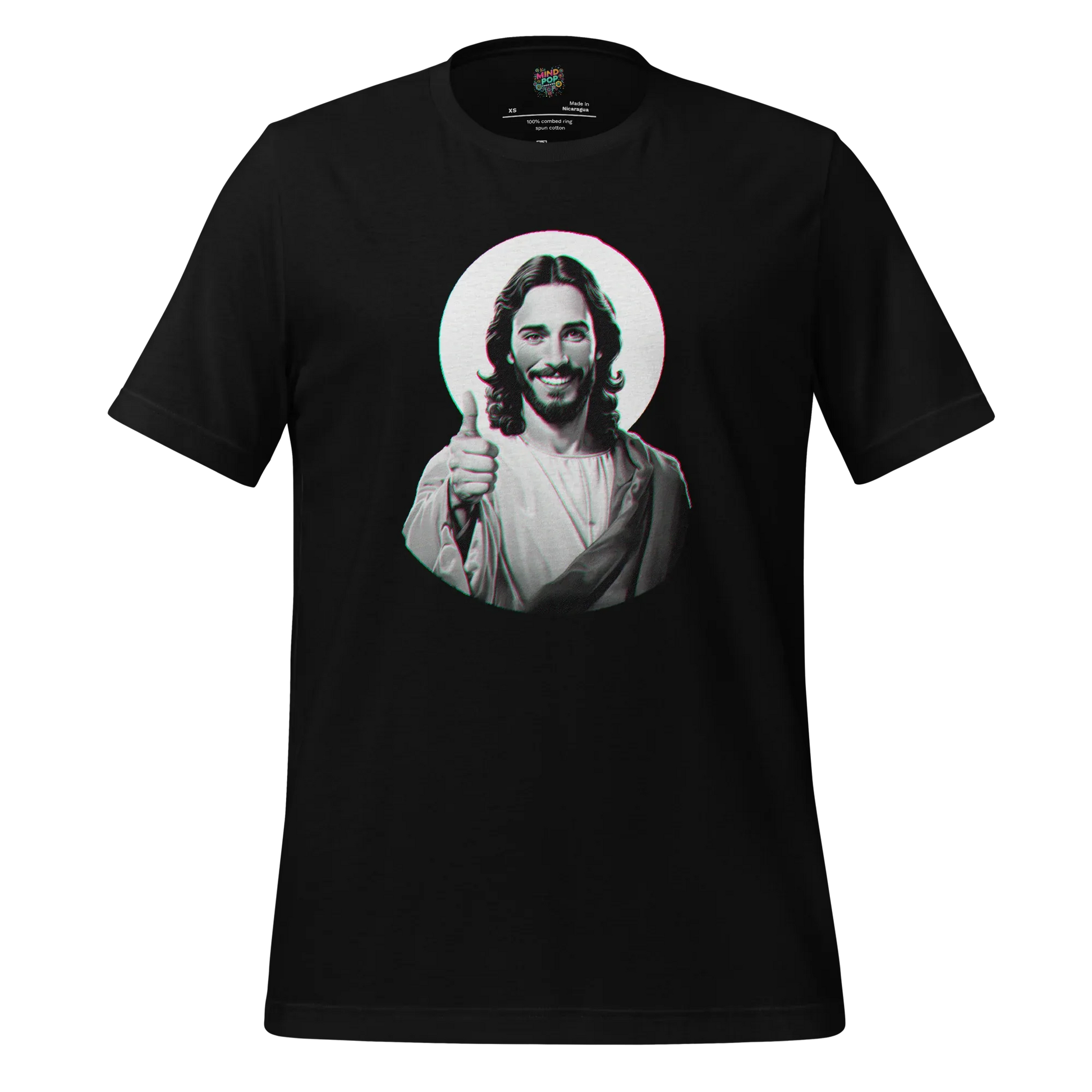 Your Pal Jesus Graphic Tee — Retro Humor Shirt Black