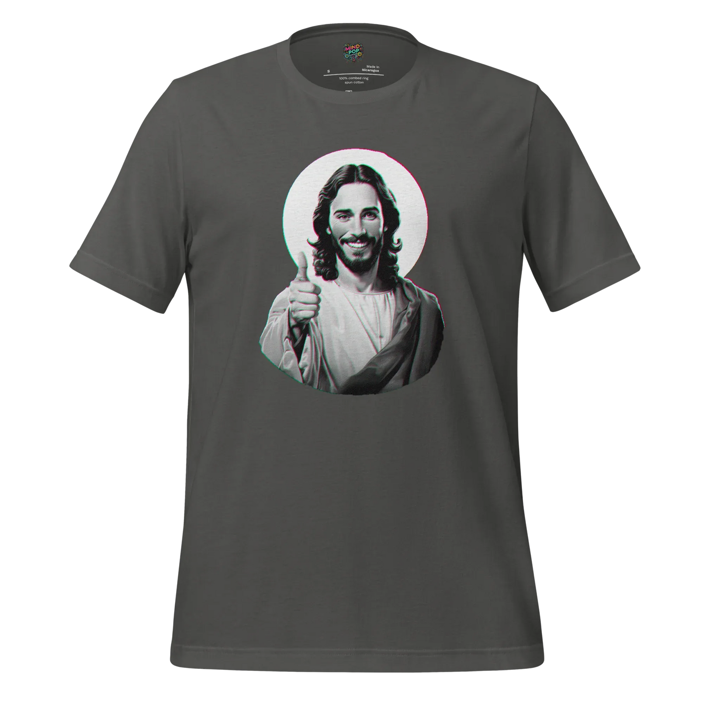 Your Pal Jesus Graphic Tee — Retro Humor Shirt Asphalt
