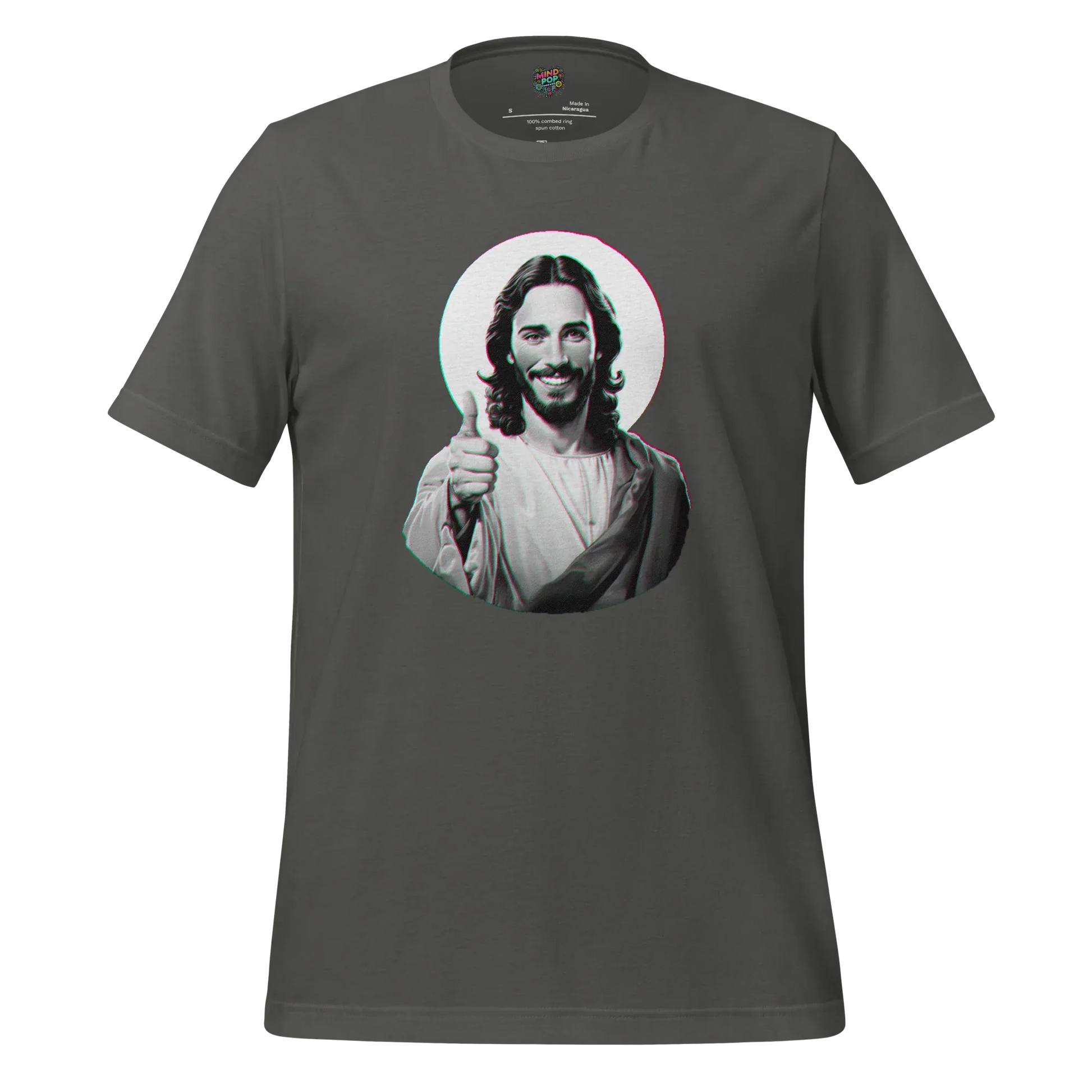 Your Pal Jesus Graphic Tee — Retro Humor Shirt Asphalt