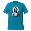 Your Pal Jesus Graphic Tee — Retro Humor Shirt Aqua
