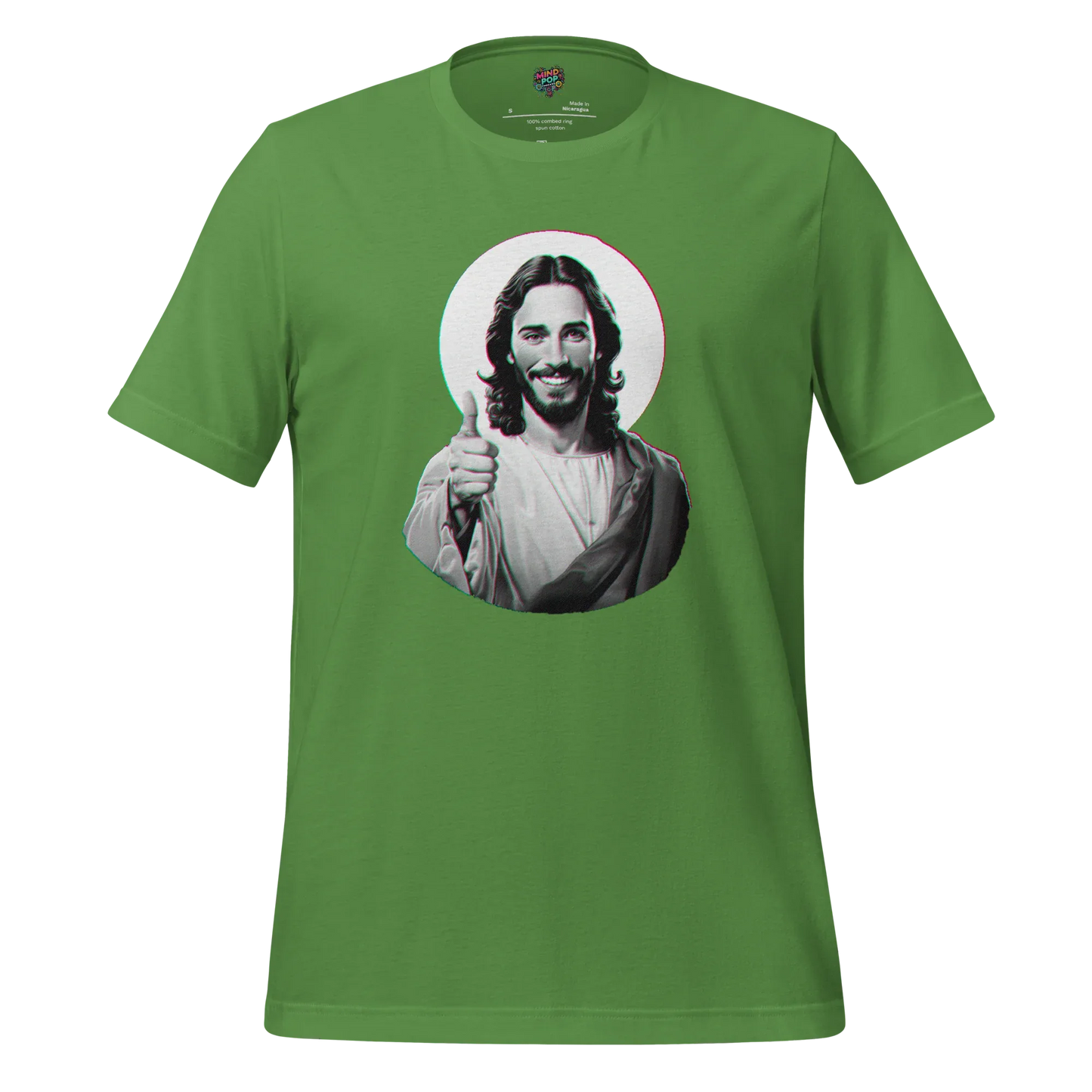 Your Pal Jesus Graphic Tee — Retro Humor Shirt Leaf