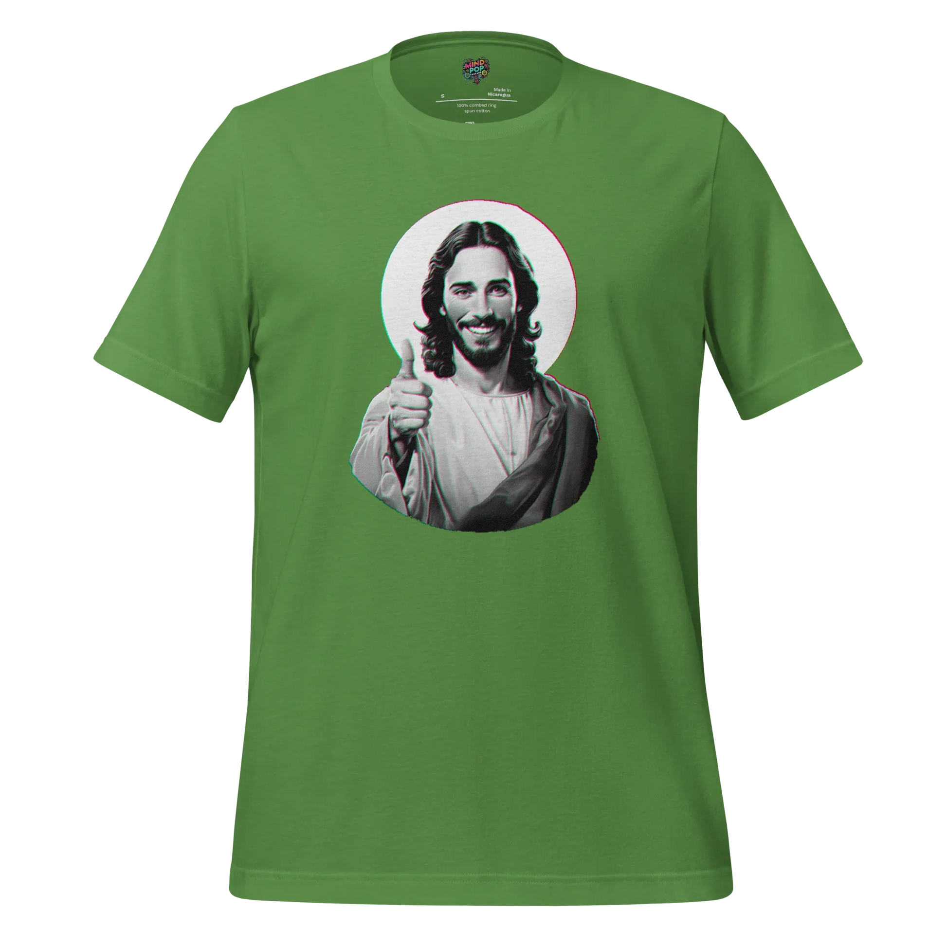Your Pal Jesus Graphic Tee — Retro Humor Shirt Leaf