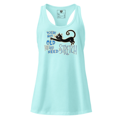 You're Not Old (Dr. Seuss Style) fitted racerback tank top Cancun