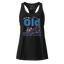 You’re Not Old, You Just Need to Stretch fitted racerback tank top Black