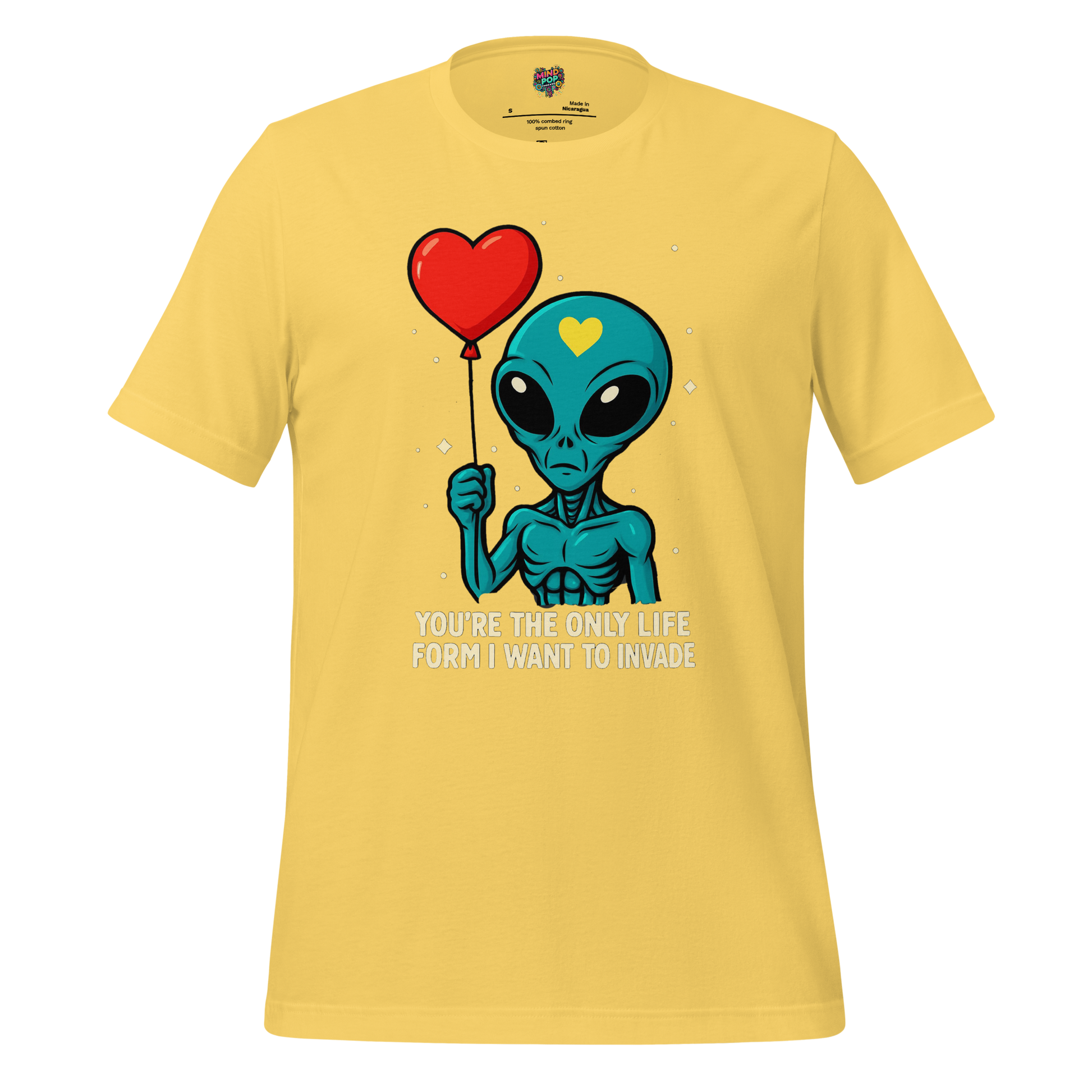 Alien Invasion - Sci-Fi Romance Graphic Yellow