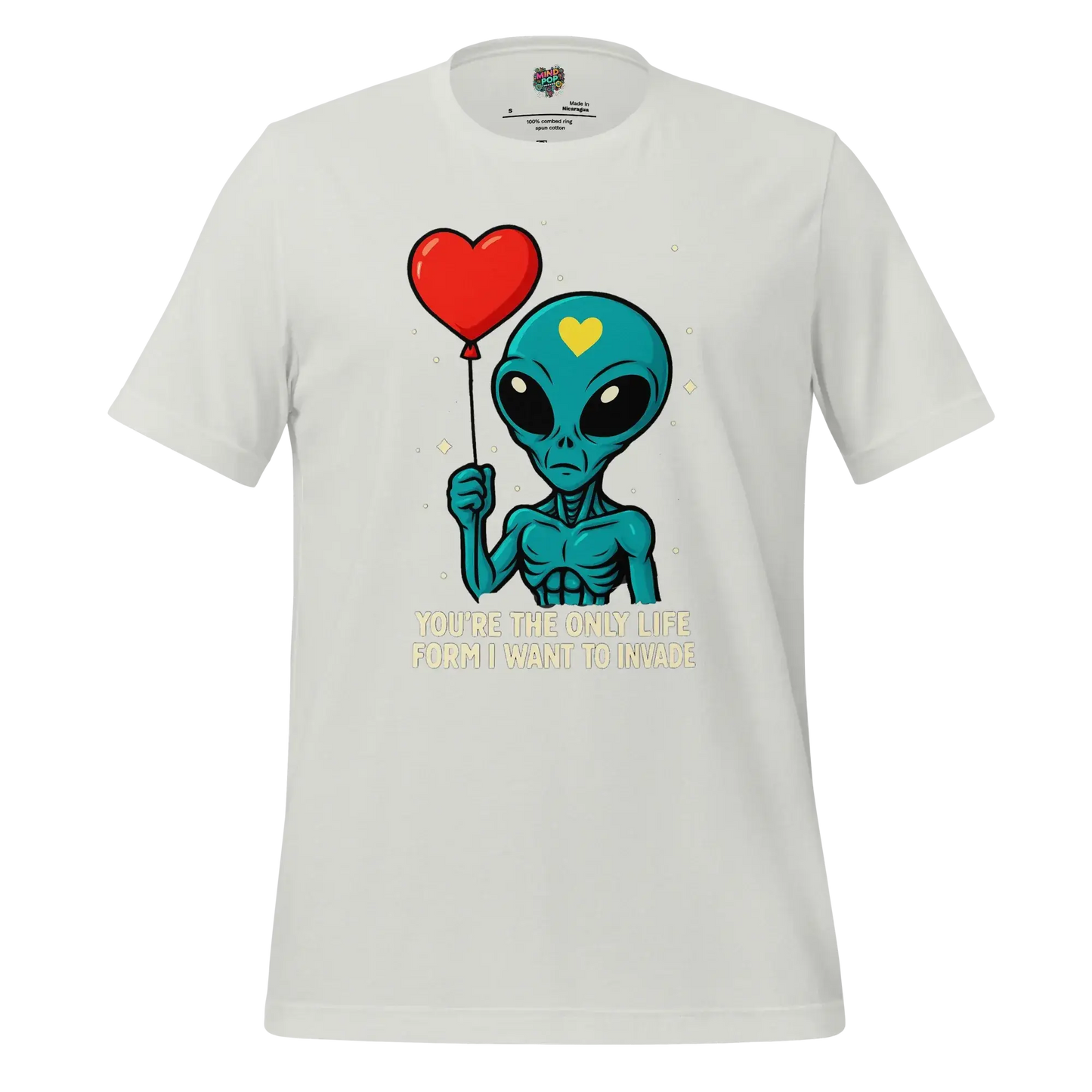 Alien Invasion - Sci-Fi Romance Graphic Silver