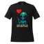 Alien Invasion - Sci-Fi Romance Graphic Vintage Black