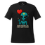 Alien Invasion - Sci-Fi Romance Graphic Vintage Black