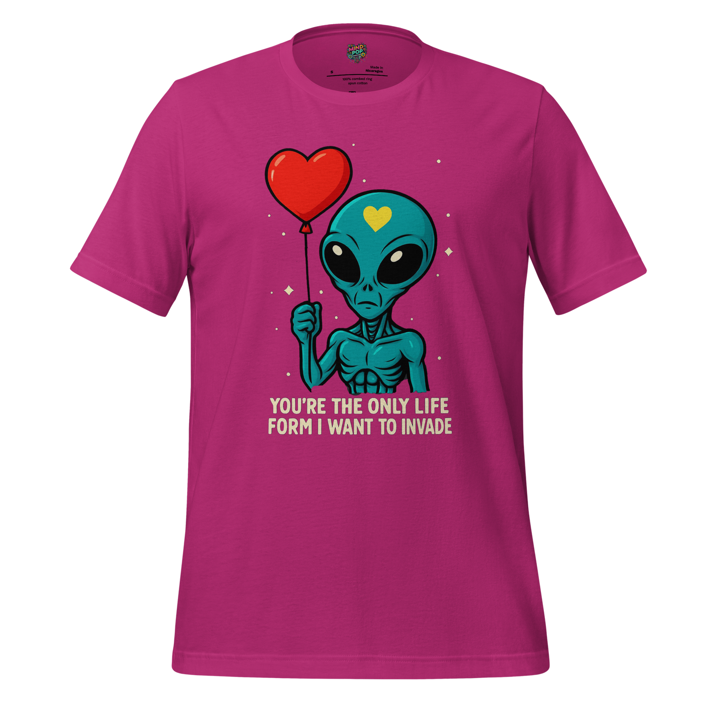 Alien Invasion - Sci-Fi Romance Graphic Berry