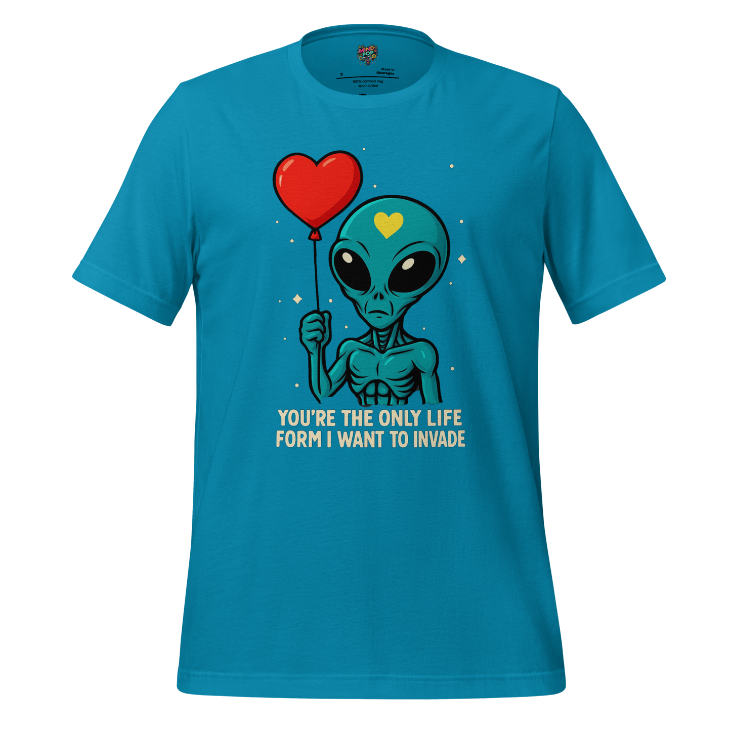 Alien Invasion - Sci-Fi Romance Graphic Aqua