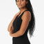 Not Here to Behave Ribbed Yoga Tank