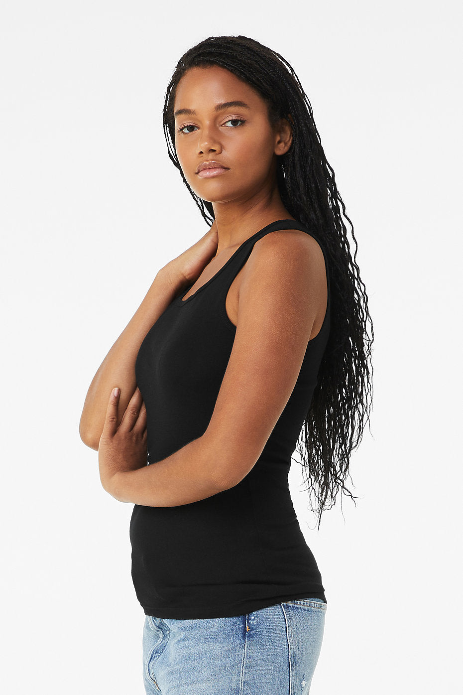 Not Here to Behave Ribbed Yoga Tank