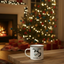 Christmas Tree Cat Funny Holiday Enamel Camp Mug