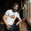 Vintage pumpkin graphic ringer tee