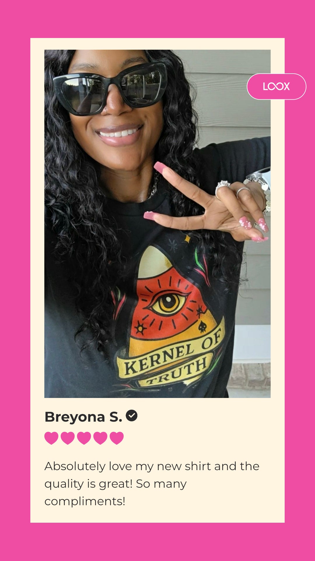 Customer wearing the Kernel of Truth Candy Corn - Halloween Graphic Tee