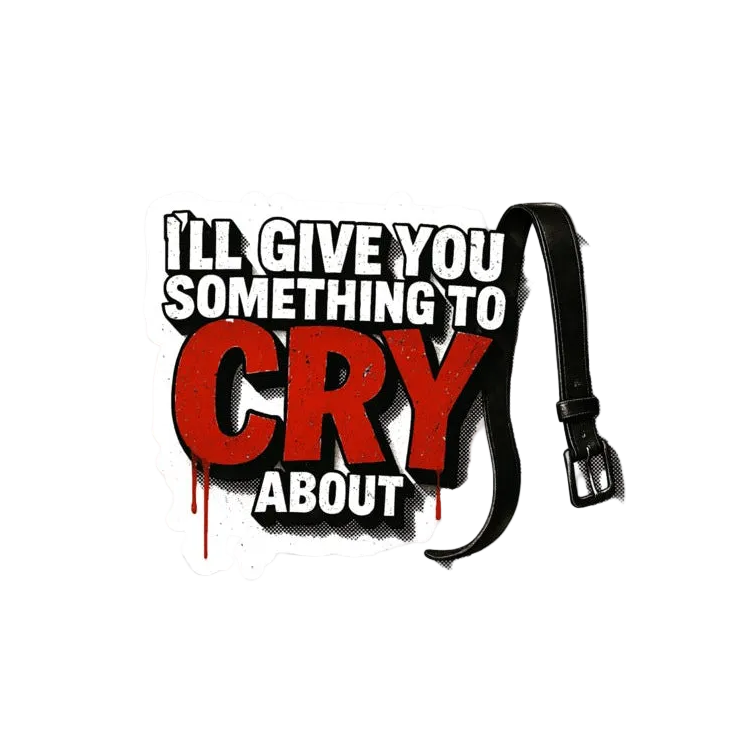 I'll Give You Something to Cry About Sticker